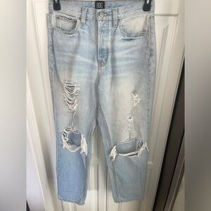 BDG Urban Outfitters Slim Straight Jeans Button Fly Distressed‎ 28